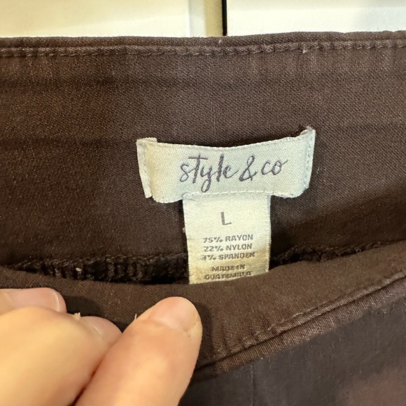 Style & Co. Large Dress Pants w/Zipper Detail - Picture 4 of 8